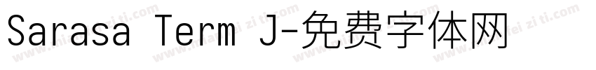 Sarasa Term J字体转换